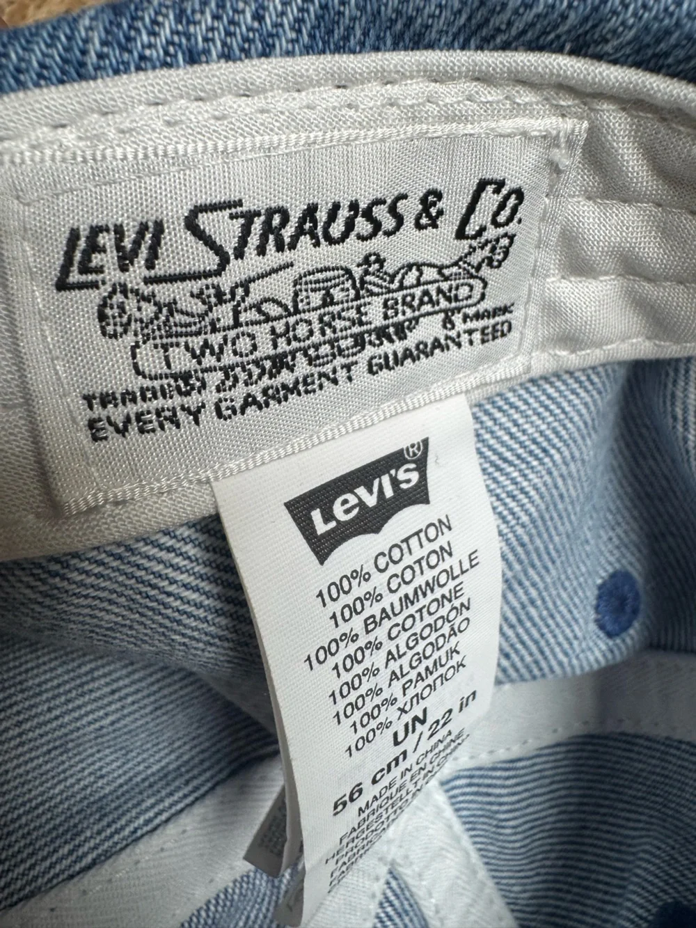 Levi’s Denim Blue Star Cap